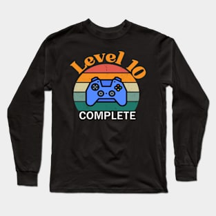 Level 10 Complete game pc Long Sleeve T-Shirt